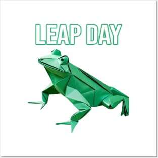 Leap Day Origami Frog - PanfurWare LLC Posters and Art